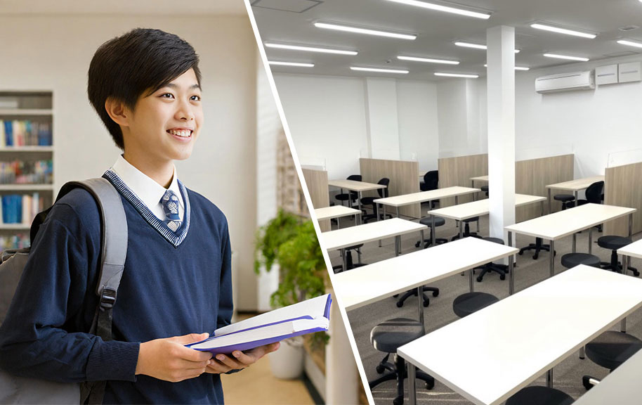 落ち着いた学習環境